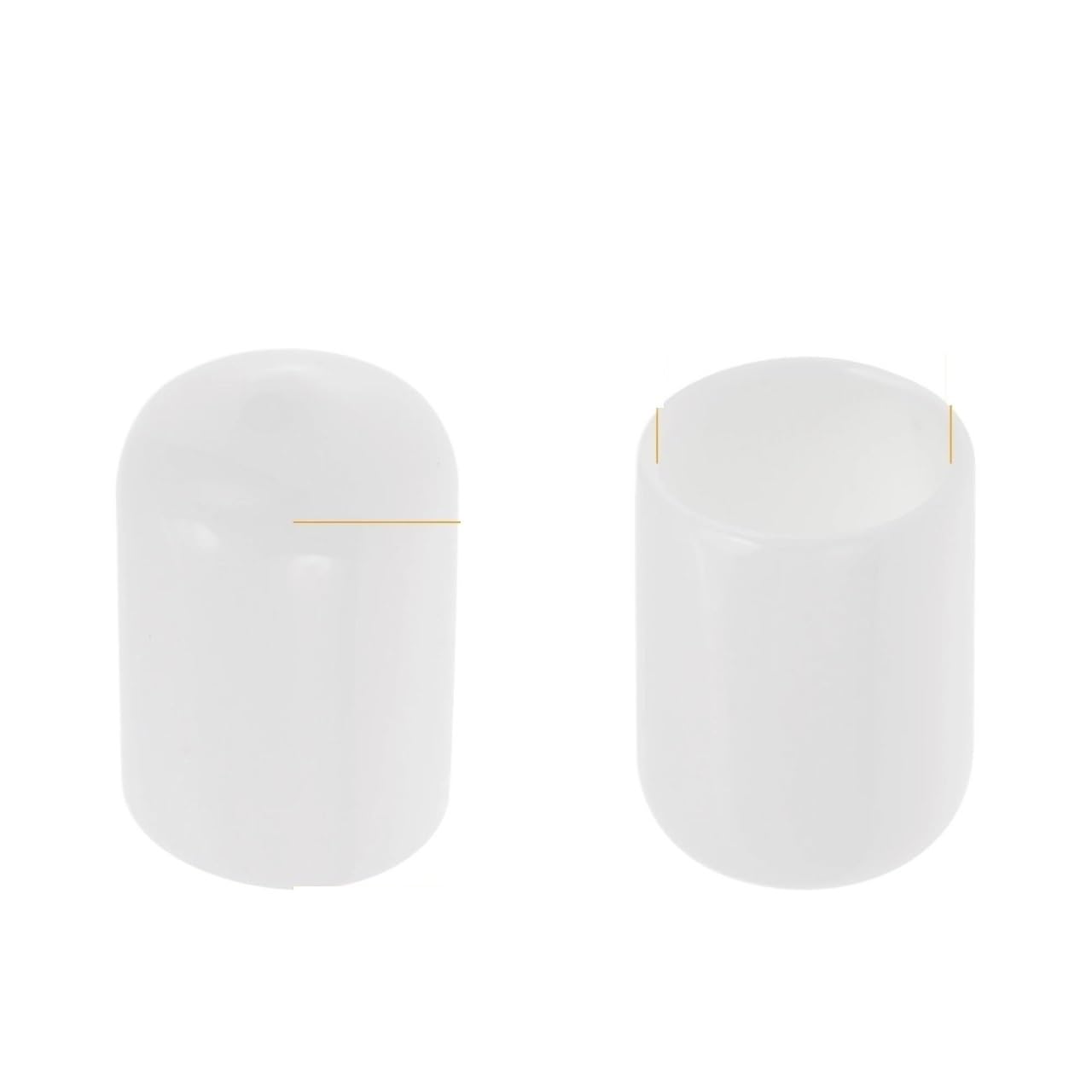 RAVTAKL Radnabenschraube Universal 17mm Auto Radmuttern Schrauben Abdeckung Auto Reifen Schraube Schutzkappen Stecker Außendekoration 20 Stücke(White) von RAVTAKL