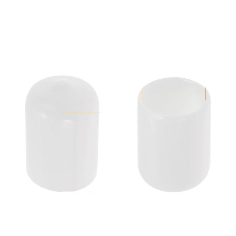 RAVTAKL Radnabenschraube Universal 17mm Auto Radmuttern Schrauben Abdeckung Auto Reifen Schraube Schutzkappen Stecker Außendekoration 20 Stücke(White) von RAVTAKL