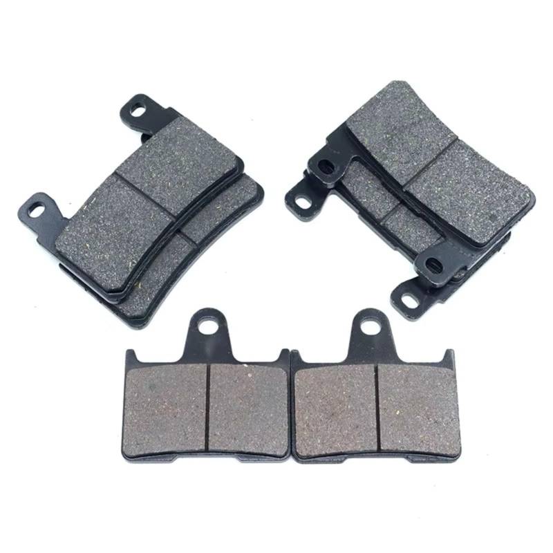 RAVTAKL Scheibenbremsbelag Kompatibel Mit CB400SF V-tec 1999-2004 Für Super Four 1999-2003 Motorrad Vorne Hinten Bremsbeläge Set Kit(Front and Rear) von RAVTAKL