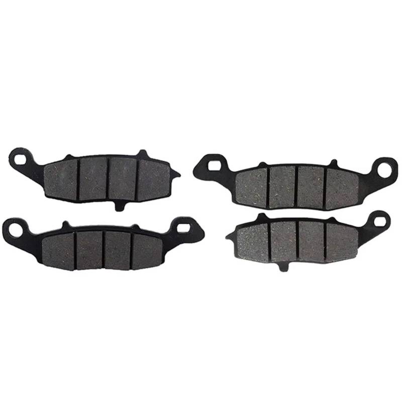 RAVTAKL Scheibenbremsbelag Kompatibel Mit Für KLE Für 650 A7F A8F A9F CAF CBF Für 2007 2008 2009 2010 2011 Motorrad Vorne Hinten Bremsbeläge Scheiben Kit(Front Pads Set) von RAVTAKL