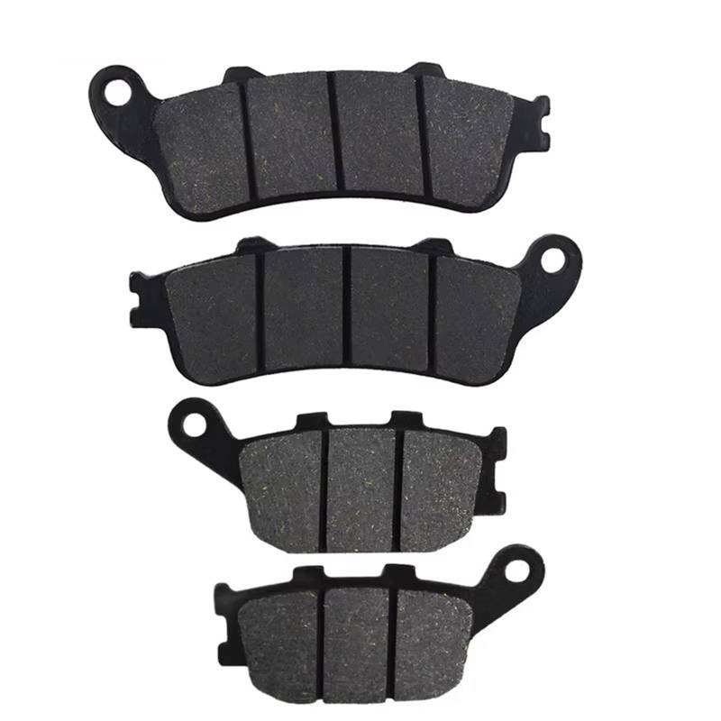 RAVTAKL Scheibenbremsbelag Kompatibel Mit NSS250A Für NSS250AC ABS 2001 2002 2003 2004 2005 2006 2007 Motorrad-Bremsbeläge Motorrad-Bremsbeläge Vorne Und Hinten(Front and Rear Pads) von RAVTAKL