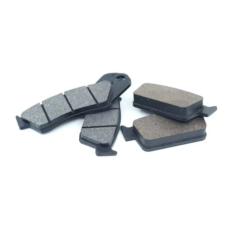 RAVTAKL Scheibenbremsbelag Kompatibel Mit Suzuki Für RMZ250 K4-L7 2004-2017 Für RMZ450 K5-17 2005-2017 Bremsbeläge Vorne Hinten Kit Set Motorradbremsbeläge(Front Rear Pads) von RAVTAKL