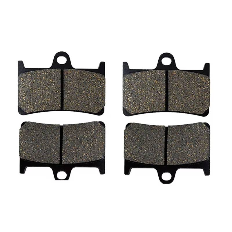 RAVTAKL Scheibenbremsbelag Kompatibel Mit Yamaha Für YZF600 R 1997 1998 1999 2000 2001 2002 2003 2004 2005 2006 2007 Motorradteile Vorne Und Hinten Bremsbeläge-Set(2 Pairs Front Pads) von RAVTAKL