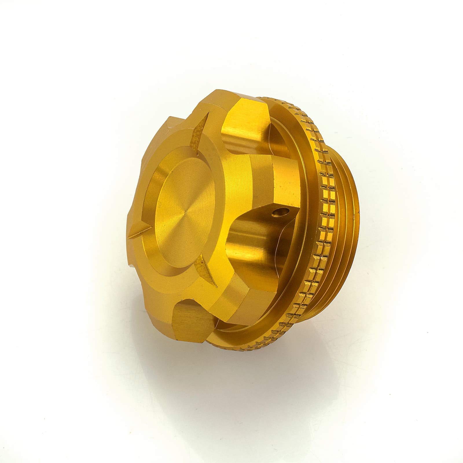 Öleinfüllschraube Verschluss Schraube Alu CNC gefräst M30 x 1,5 Gold von RAXIMO