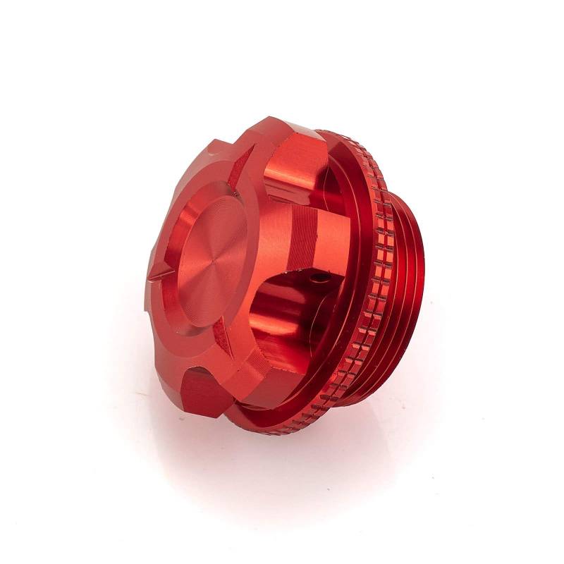 Öleinfüllschraube Verschluss Schraube Alu CNC gefräst M30 x 1,5 rot von RAXIMO