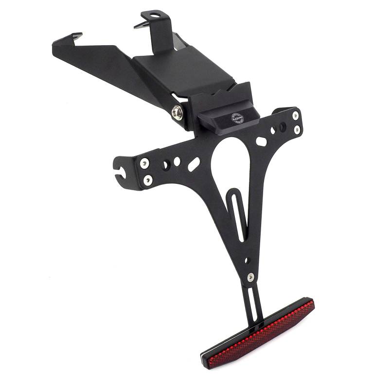 Raximo Kennzeichenhalter passend für Aprilia RS 660/Tuono 660 mit CNC gefräster Kennzeichenbeleuchtung von RAXIMO