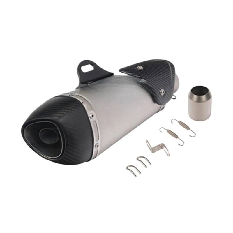 Motorrad Auspuff Schalldämpfer 51mm Motorrad Auspuff Schalldämpfer Für FZ1N R6 R15 R3 ZX6R Z900 CBR1000 Für GSXR 750 Motorrad Auspuff Schalldämpfer von RAtsch