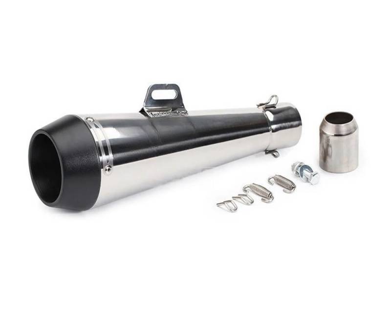 Motorrad Auspuff Schalldämpfer 51mm Universal Motorrad Auspuff Rohr Rohr Für R6 MT07 R3 R25 Z900 Für Ninja 400 Z250 Crf230 Z800 Mt07 Mt09 von RAtsch