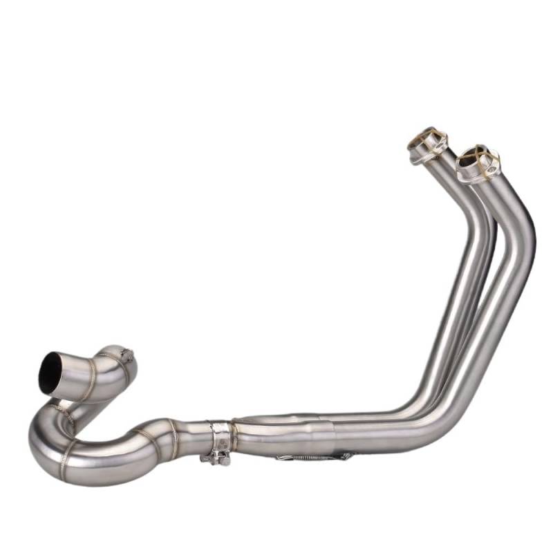 Motorrad Auspuff Schalldämpfer Für ER6N Für Ve&rsys 650 Z650 Für Ninja 650 2012-2022 Ellenbogen Slip On Auspuff Schalldämpfer Sensor Vorne Mitte Verbindungsverbindungsrohr von RAtsch