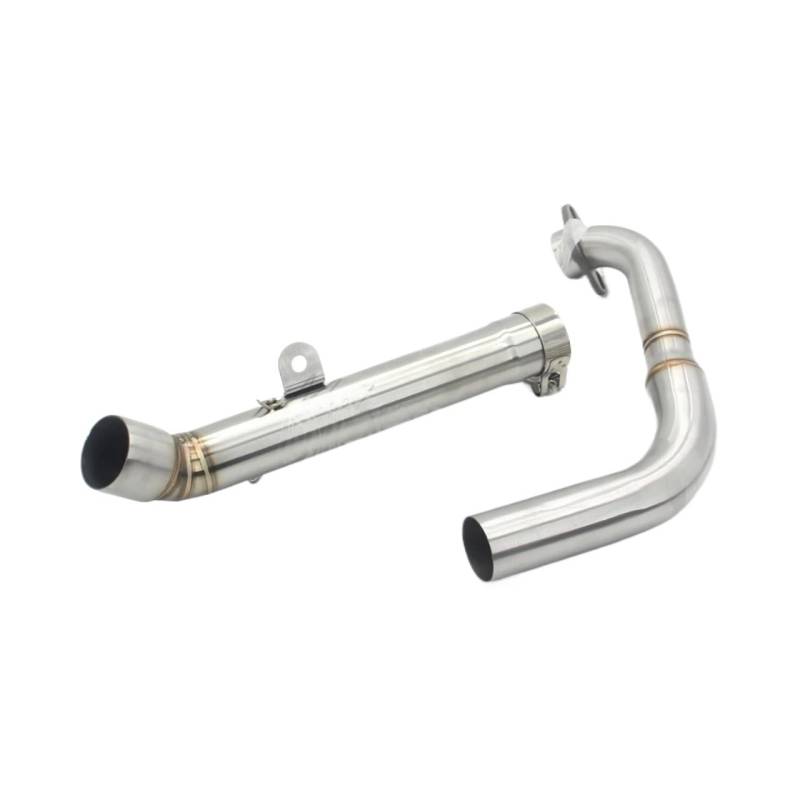 Motorrad Auspuff Schalldämpfer Für MT125 MT 125 2014-2019 YZF R125 2014-2018 V2 Auspuff Vorne Kopf Link Rohr Motorrad Auspuff Zubehör von RAtsch