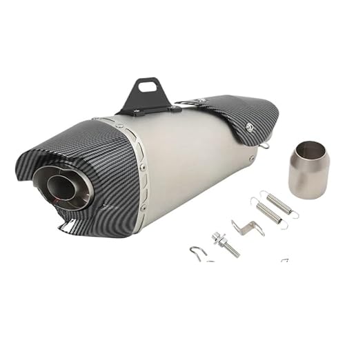 Motorrad Auspuff Schalldämpfer Motorrad-Abgasschalldämpfer-Schalldämpferrohr 390mm Universal-Motorrad-Auspuffrohr-Schalldämpfer 51 Mm Für Z900 MT09 Für Ninja 400 CB500 R3 Motorrad Auspuff Schalldämpfer Motorrad-Abgasschalldämpfer-Schalldämpferrohr 390mm Universal-Motorrad-Auspuffrohr-Schalldämpfer 51 Mm Für Z900 MT09 Für Ninja 400 CB500 R3 von RAtsch
