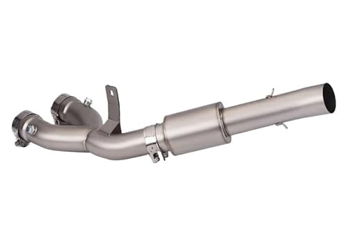 Motorrad Auspuff Schalldämpfer Motorrad-Auspuff-Mittelverbindungsrohr Passend Für 51-mm-Schalldämpfer-Slip-On Für YZF-R1 R1 MT10 R1M 2015–2021. Motorrad-Auspuffrohr Motorrad Auspuff Schalldämpfer Motorrad-Auspuff-Mittelverbindungsrohr Passend Für 51-mm-Schalldämpfer-Slip-On Für YZF-R1 R1 MT10 R1M 2015–2021. Motorrad-Auspuffrohr von RAtsch