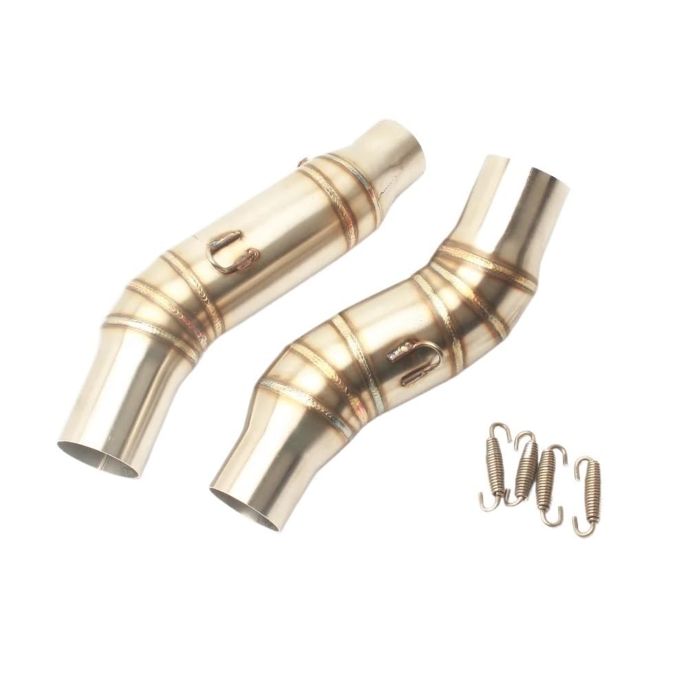 Motorrad Auspuff Schalldämpfer Motorrad-Auspuff-Verbindungsrohr, Mittelrohr, Slip-On-Adapter, Schalldämpfer, 51 M, Für Z800 Z750 ZX10R Z1000 Z250 Motorrad Auspuff Schalldämpfer Motorrad-Auspuff-Verbindungsrohr, Mittelrohr, Slip-On-Adapter, Schalldämpfer, 51 M, Für Z800 Z750 ZX10R Z1000 Z250 von RAtsch