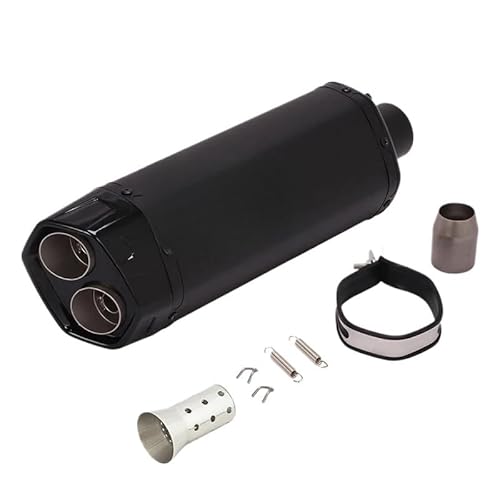Motorrad Auspuff Schalldämpfer Motorrad-Auspuffrohr 51 Mm Universal-Motorrad-Doppelloch-Auspuff-Endrohr Motocross-Schalldämpfer Für F850GS X-ADV Für Motorrad Auspuff Schalldämpfer Motorrad-Auspuffrohr 51 Mm Universal-Motorrad-Doppelloch-Auspuff-Endrohr Motocross-Schalldämpfer Für F850GS X-ADV Für von RAtsch
