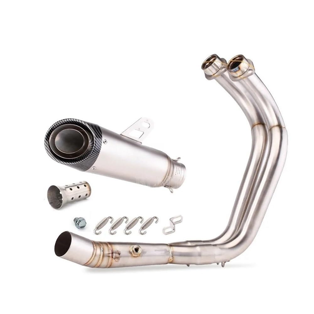 Motorrad Auspuff Schalldämpfer Motorrad-Auspuffrohr-Auspuffschalldämpfer Für MT-07 FZ-07 MT07 FZ07 XSR700 2014-2023 Motorrad-Auspuff-Vorderrohrschalldämpfer Motorrad Auspuff Schalldämpfer Motorrad-Auspuffrohr-Auspuffschalldämpfer Für MT-07 FZ-07 MT07 FZ07 XSR700 2014-2023 Motorrad-Auspuff-Vorderrohrschalldämpfer von RAtsch