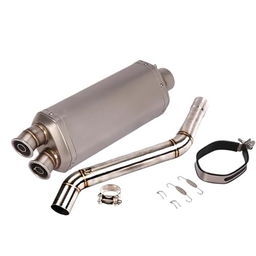 Motorrad Auspuff Schalldämpfer Motorrad-Auspuffrohr-Auspuffschalldämpfer Für NK400 NK650 NK 400 650 650MT 650 MT Motorrad-Auspuff-Mittelverbindungsrohr Gedämpft von RAtsch