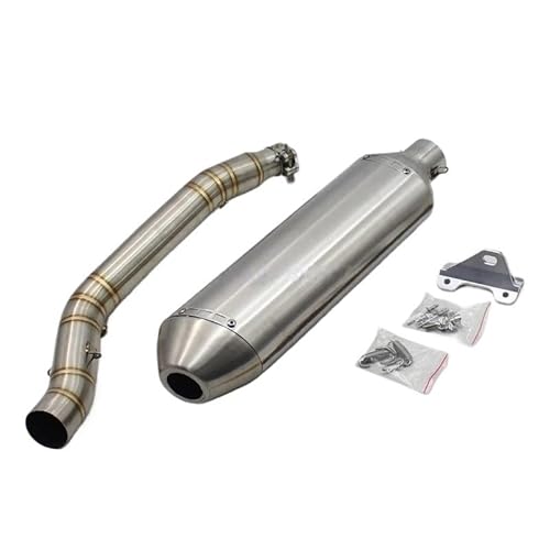 Motorrad Auspuff Schalldämpfer Motorrad-Auspuffrohr Für DRZ400 DR Z400 DRZ 400 Slip-On-Auspuffrohr Motorrad-Mittelverbindungsrohr-Verbindungsschalldämpfer Motorrad Auspuff Schalldämpfer Motorrad-Auspuffrohr Für DRZ400 DR Z400 DRZ 400 Slip-On-Auspuffrohr Motorrad-Mittelverbindungsrohr-Verbindungsschalldämpfer von RAtsch