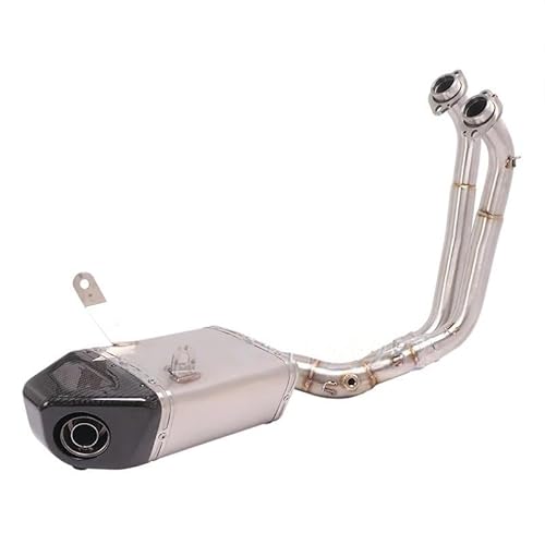 Motorrad Auspuff Schalldämpfer Motorrad-Auspuffrohr Für MT07 FZ07 MT FZ 07 2017–2020, Motorrad-Auspuff Mit Vorderem Mittlerem Verbindungsrohr Motorrad Auspuff Schalldämpfer Motorrad-Auspuffrohr Für MT07 FZ07 MT FZ 07 2017–2020, Motorrad-Auspuff Mit Vorderem Mittlerem Verbindungsrohr von RAtsch