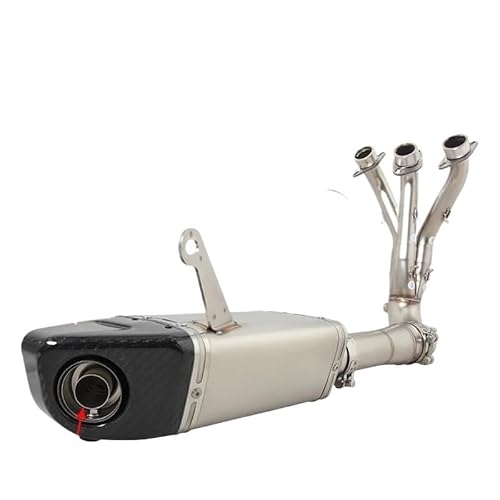 Motorrad Auspuff Schalldämpfer Motorrad-Auspuffrohr Für MT09 FZ09 Für Tracer 9 GT XSR900 2020–2023 Slip-on-Front-Link-Rohrschalldämpfer Motorrad Auspuff Schalldämpfer Motorrad-Auspuffrohr Für MT09 FZ09 Für Tracer 9 GT XSR900 2020–2023 Slip-on-Front-Link-Rohrschalldämpfer von RAtsch