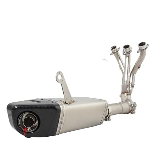 Motorrad Auspuff Schalldämpfer Motorrad-Auspuffrohr Für MT09 FZ09 Für Tracer 9 GT XSR900 2020–2023 Slip-on-Front-Link-Rohrschalldämpfer Motorrad Auspuff Schalldämpfer Motorrad-Auspuffrohr Für MT09 FZ09 Für Tracer 9 GT XSR900 2020–2023 Slip-on-Front-Link-Rohrschalldämpfer von RAtsch