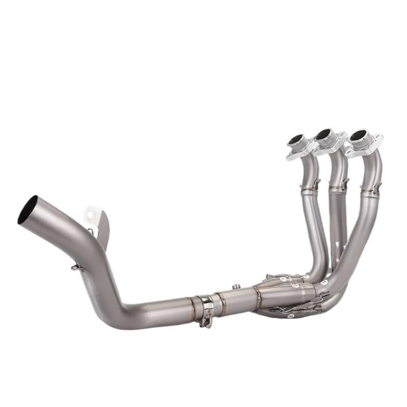 Motorrad Auspuff Schalldämpfer Motorrad-Auspuffrohr-Schalldämpfer, Endrohr-Auspuffschalldämpfer Für Street Triple 765 765RS 2017–2024, Motorrad-Auspuff-Verbindungsschalldämpfer von RAtsch