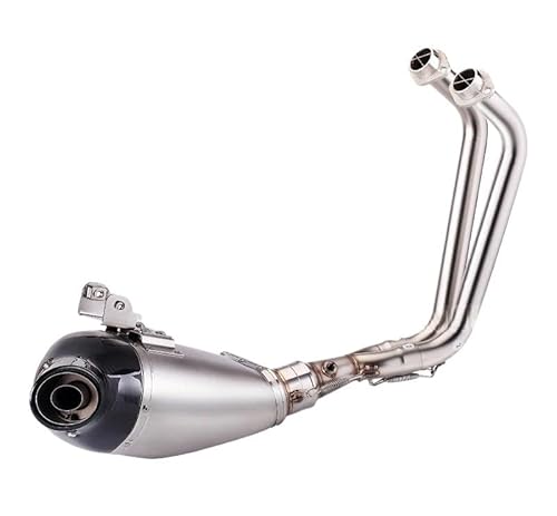 Motorrad Auspuff Schalldämpfer Motorrad-Schalldämpfer, Abgasschalldämpfer Für MT-07 FZ-07 2014–2023, Motorrad-Auspuff-Escape-Front-Mittelverbindungsrohr Motorrad Auspuff Schalldämpfer Motorrad-Schalldämpfer, Abgasschalldämpfer Für MT-07 FZ-07 2014–2023, Motorrad-Auspuff-Escape-Front-Mittelverbindungsrohr von RAtsch