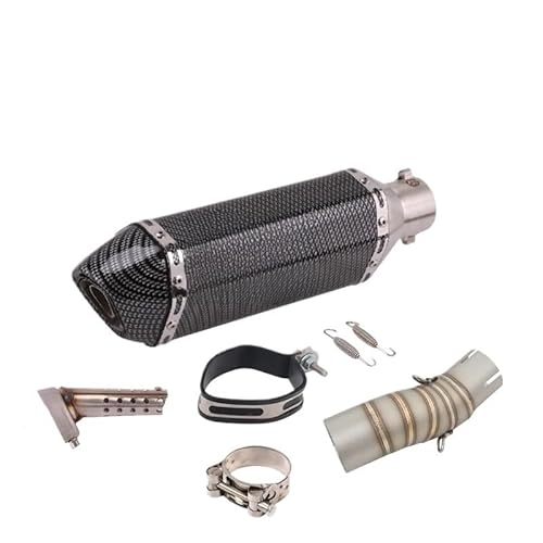 Motorrad Auspuff Schalldämpfer Slip On Für 450SR 450 SS NK 2022 2023 Motorradauspuff Mit Abnehmbarem 51 Mm Mittelverbindungsrohr Auspuffrohr Auspuffschalldämpfer Motorrad Auspuff Schalldämpfer Slip On Für 450SR 450 SS NK 2022 2023 Motorradauspuff Mit Abnehmbarem 51 Mm Mittelverbindungsrohr Auspuffrohr Auspuffschalldämpfer von RAtsch