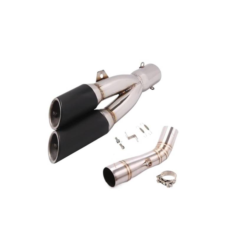 Motorrad Auspuff Schalldämpfer Slip On Für 502C TRK 502C Motorrad Auspuff Schalldämpfer Link Rohr Schalldämpfer Motorrad Auspuff Schalldämpfer Endrohr von RAtsch