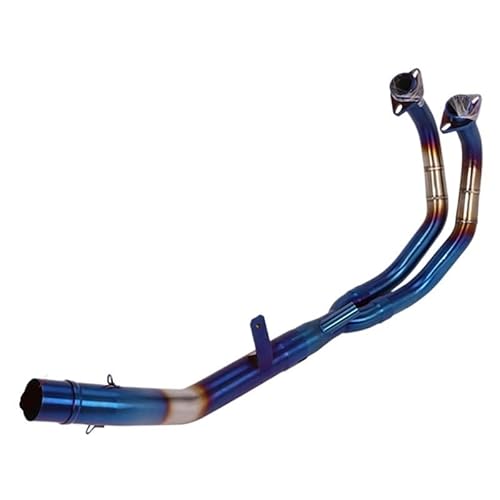 Motorrad Auspuff Schalldämpfer Slip On Für CBR500 CB500X CB500F CBR500R CBR 500 2013-2022 Motorrad Auspuff Vorne Mitte Rohr Link Rohr von RAtsch