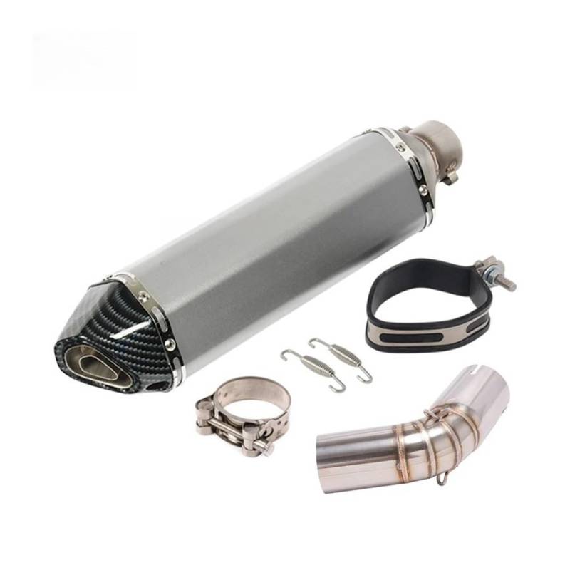 Motorrad Auspuff Schalldämpfer Slip On Für Für V-Strom 1000 DL1000 DL 1000 2014-2019 Motorrad Auspuff Mittelrohr Link Rohr Schalldämpfer von RAtsch