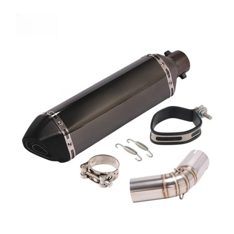 Motorrad Auspuff Schalldämpfer Slip On Für Für V-Strom 1000 DL1000 DL 1000 2014-2019 Motorrad Auspuff Mittelrohr Link Rohr Schalldämpfer von RAtsch