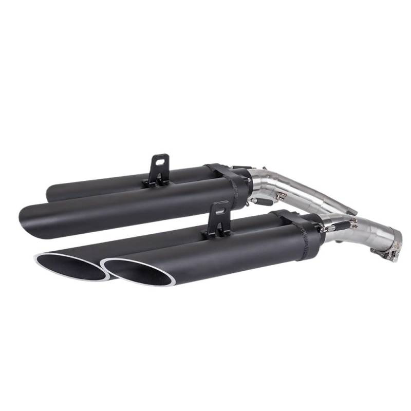 Motorrad Auspuff Schalldämpfer Slip-On-Mittelrohr-Auspuffschalldämpfer Für YZF-R1 Double Bore YZF R1 2004–2006 Motorrad-Auspuff-Verbindungsrohr von RAtsch