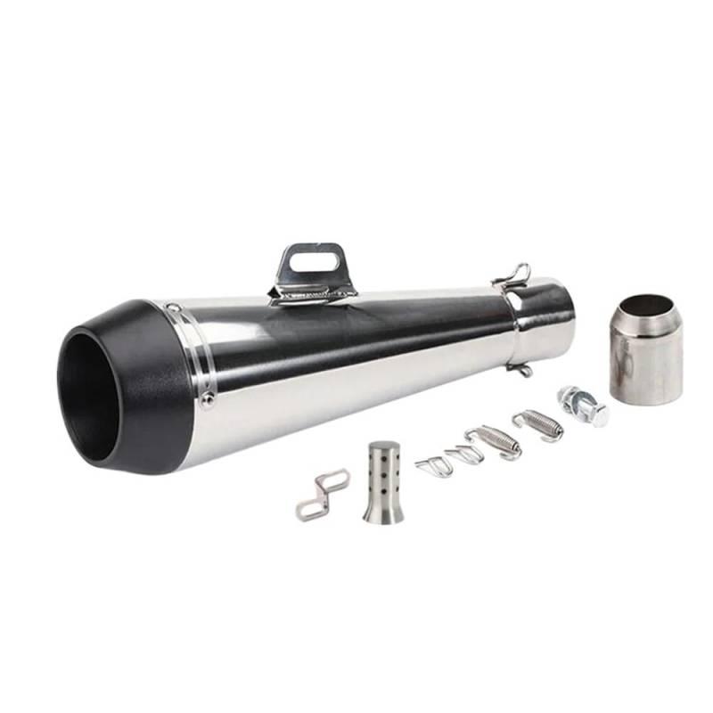 Motorrad Auspuff Schalldämpfer Universal 51MM Motorrad Abgasschalldämpfer Schalldämpfer Für 300CC 600CC 1000CC Motorrad Schalldämpfer Abgasschalldämpfer von RAtsch