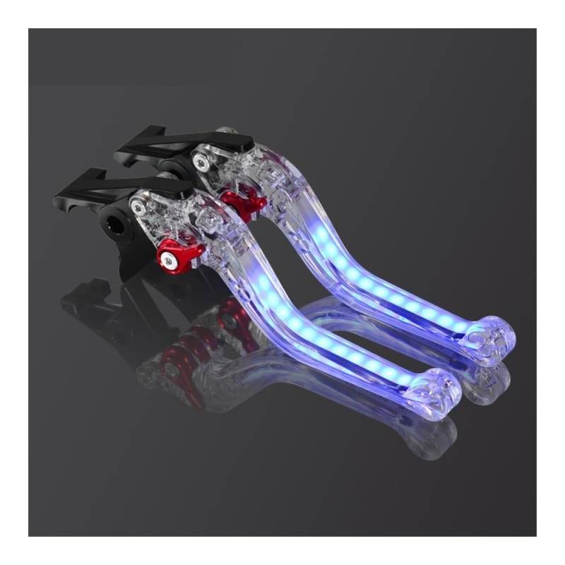 Motorrad Bremsen Kupplungshebel Für ADV150 ADV 150 2019 2020 Motorrad Licht Up Signal Blinker Einstellbare Bremsen Kupplung Griff Bar Hebel von RAtsch