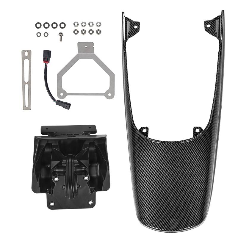 Motorrad Seitenverkleidung Schutzabdeckung Sitzbezug Seitenverkleidung Für Z 900RS SE ABS 2018-2024 Z900RS Beifahrer Hinten Long Tail Gugel Motorradzubehör von RAtsch