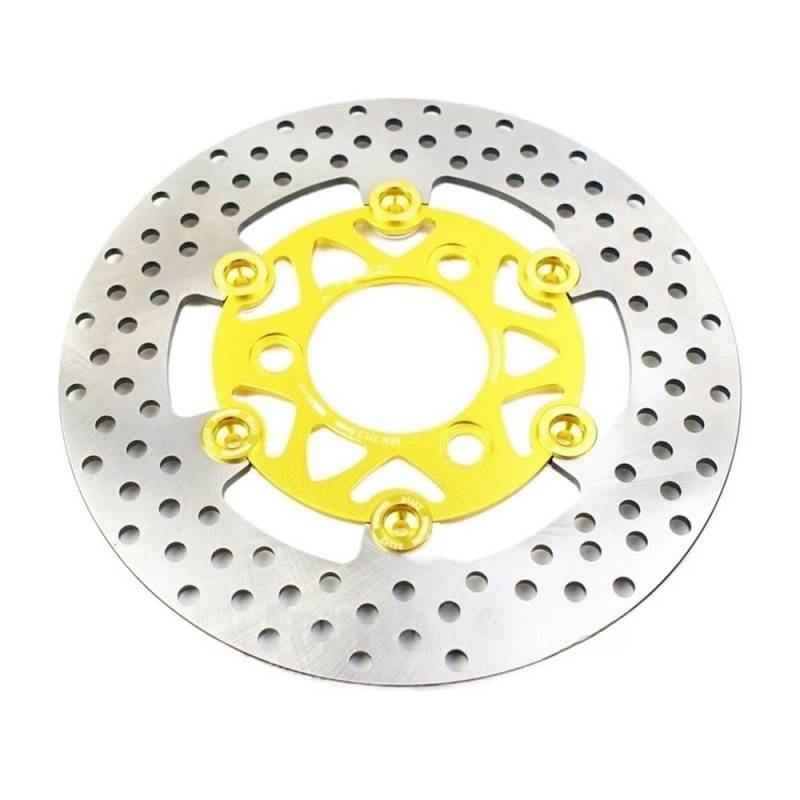 Scheibenbremse Bremsscheibe 220mm Scheiben Schwimmende Motorrad Bremsscheibe Bremsscheibe Vorne Hinten Für Motorrad Rotor Bremsscheibe von RAtsch