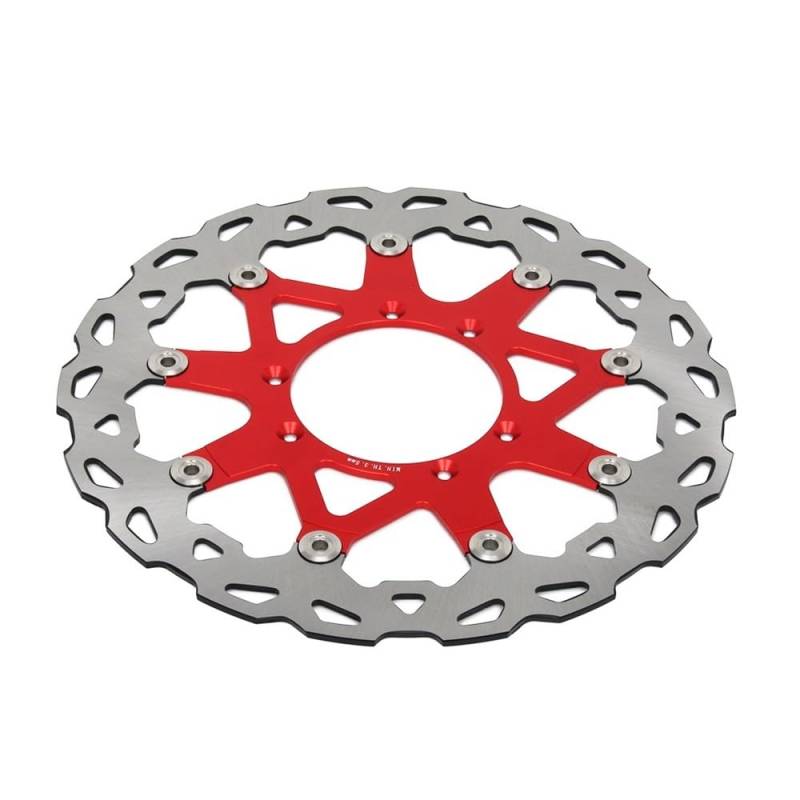 Scheibenbremse Bremsscheibe Motorrad 320MM Bremsscheiben Rotor Mit Halterung Für CR125R CRF250R CRF450R CRF250X CRF450X SUPERMOTARD CRF von RAtsch