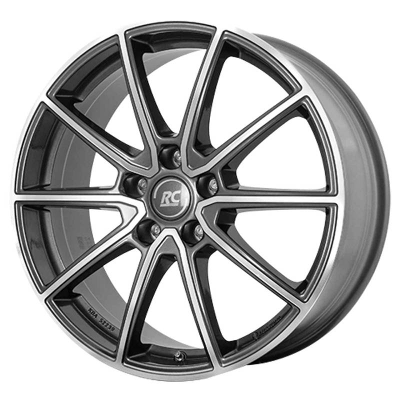 RC-DESIGN RC32 himalaya grey vollpoliert 7.0Jx17 5x108 ET47.5 von RC-DESIGN