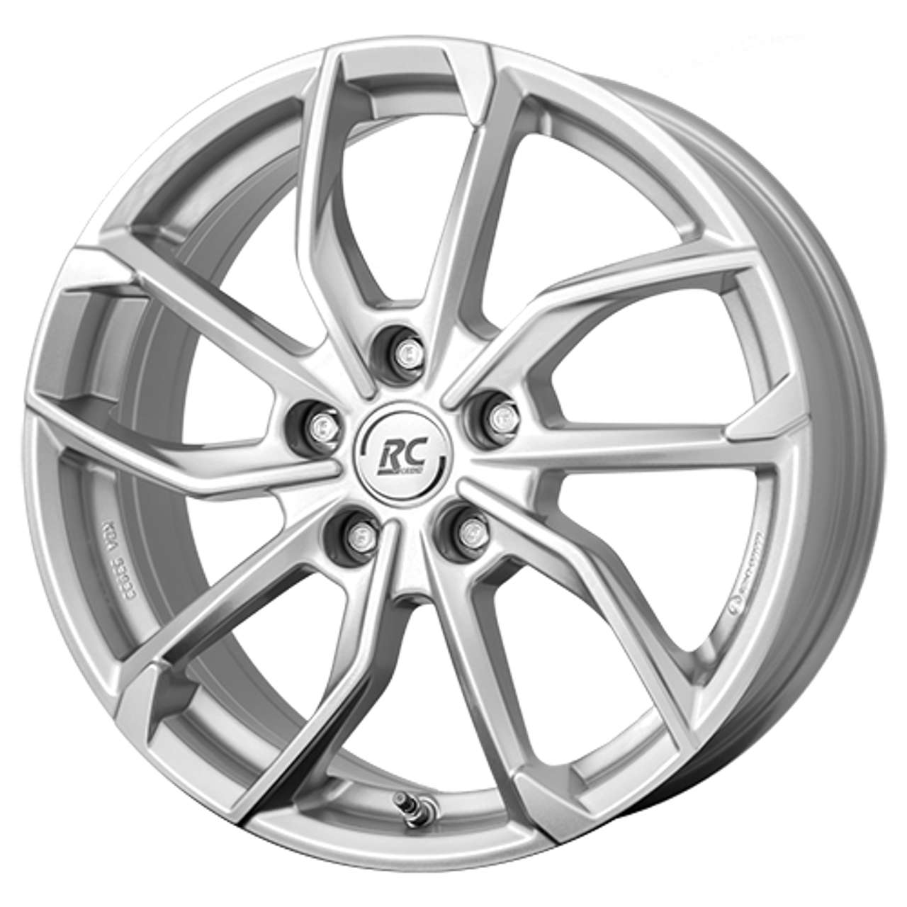 RC-DESIGN RC34 kristallsilber (ks) 7.0Jx18 5x100 ET51 von RC-DESIGN