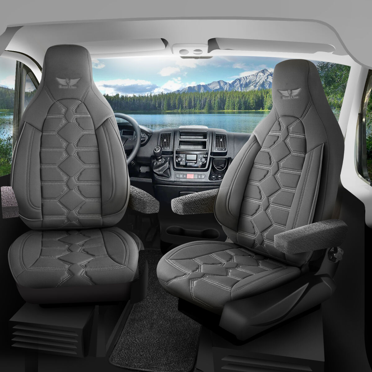 Sitzbezüge passend für C-tech Wohnmobil Caravan in Grau Pilot 2.4 Sitzbezüge passend für C-tech Wohnmobil Caravan in Grau Pilot 2.4 von RC Royal Class