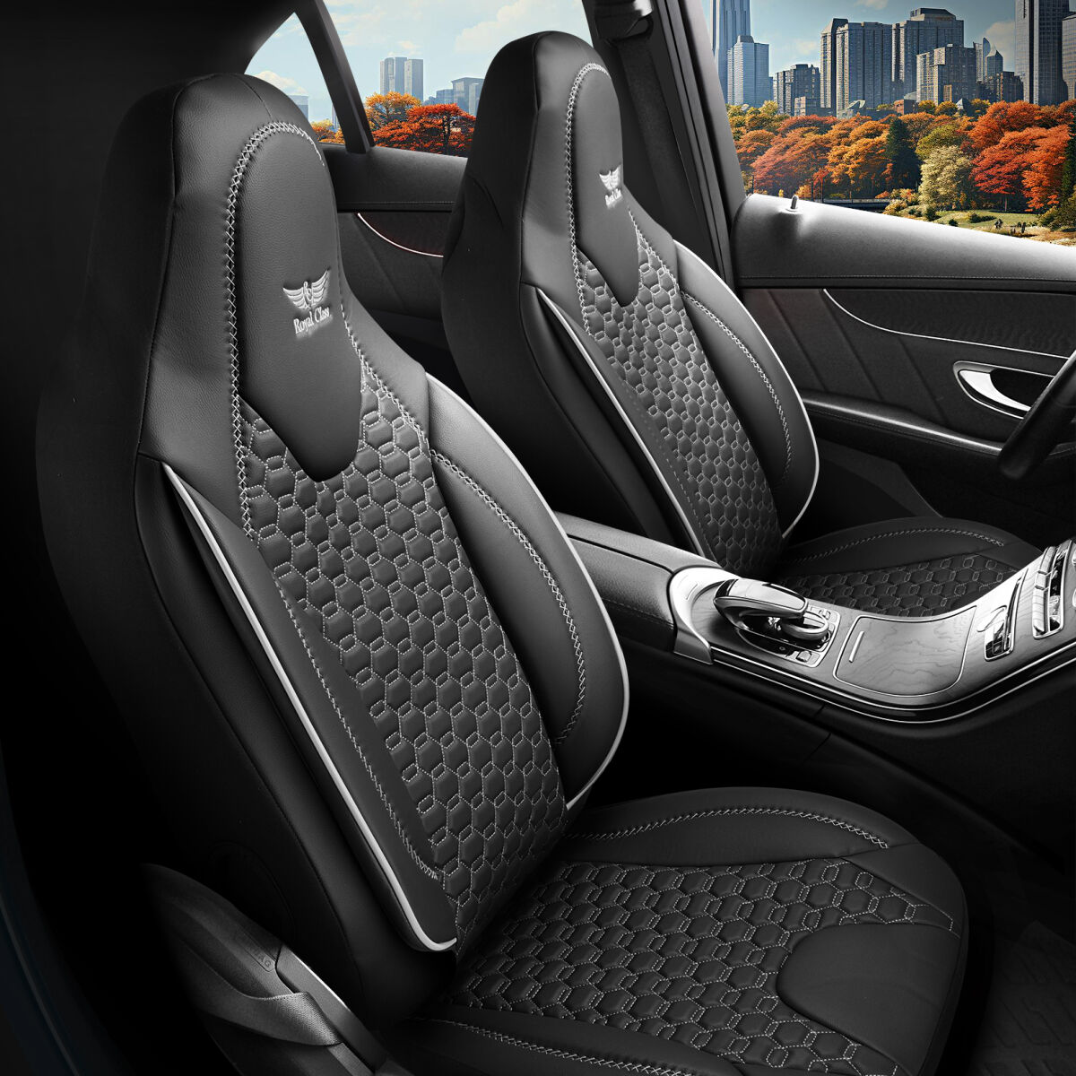 Sitzbezüge passend für Kia Soul in Schwarz Pilot 8.11 Sitzbezüge passend für Kia Soul in Schwarz Pilot 8.11 von RC Royal Class