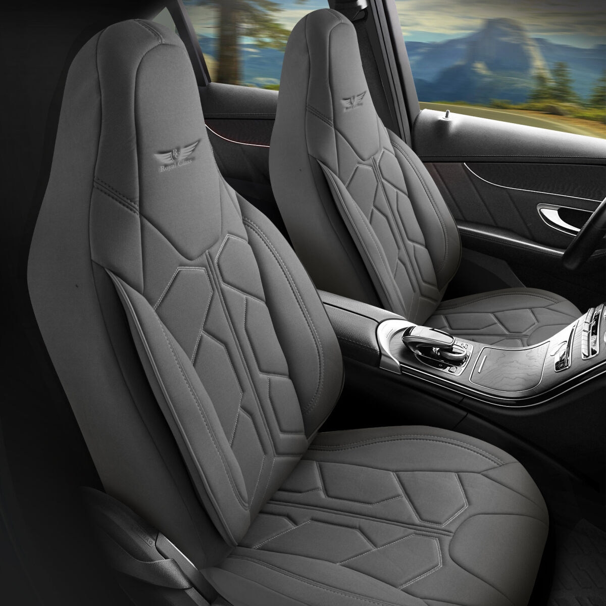 Sitzbezüge passend für Kia Stonic in Grau Pilot 1.4 Sitzbezüge passend für Kia Stonic in Grau Pilot 1.4 von RC Royal Class