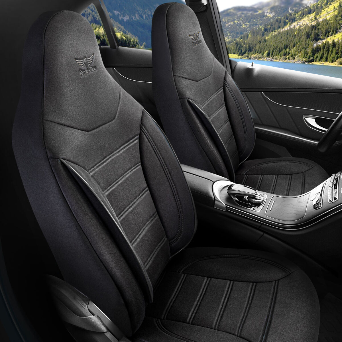 Sitzbezüge passend für Opel Adam in Schwarz Pilot 4.11 Sitzbezüge passend für Opel Adam in Schwarz Pilot 4.11 von RC Royal Class