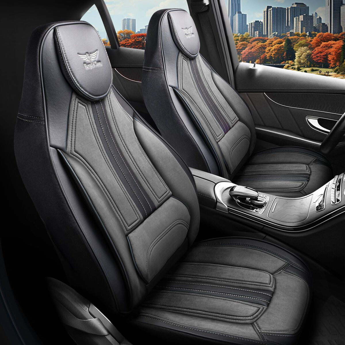 Sitzbezüge passend für Opel Ampera in Anthrazit Grau Pilot 9.3 Sitzbezüge passend für Opel Ampera in Anthrazit Grau Pilot 9.3 von RC Royal Class