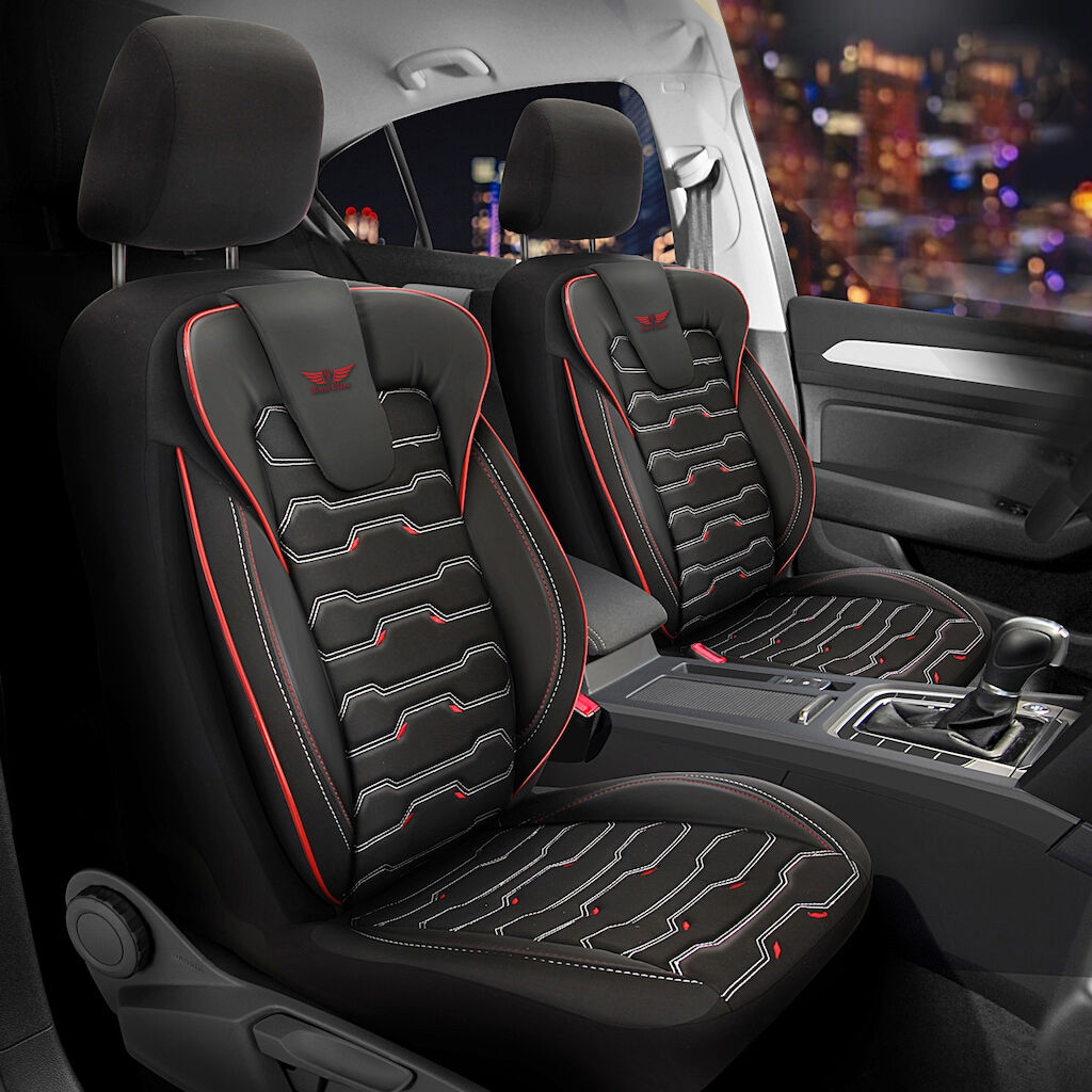 Sitzbezüge passend für Toyota Urban Cruiser in Schwarz Rot Royal Sitzbezüge passend für Toyota Urban Cruiser in Schwarz Rot Royal von RC Royal Class