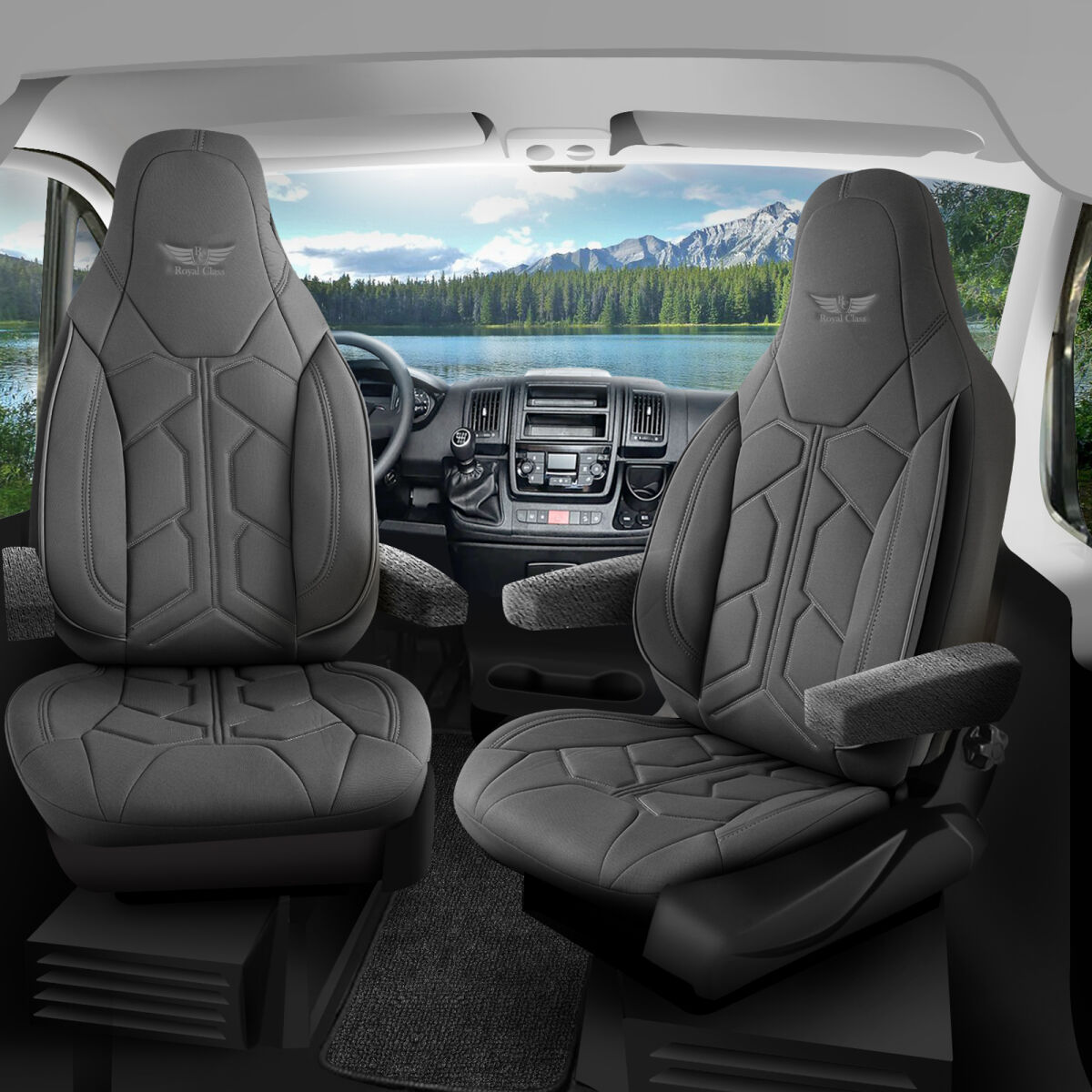 Sitzbezüge passend für ZOOOM Wohnmobil Caravan in Grau Pilot 1.4 Sitzbezüge passend für ZOOOM Wohnmobil Caravan in Grau Pilot 1.4 von RC Royal Class