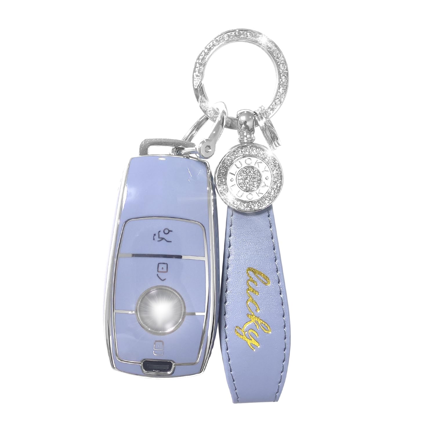 RCBDCYGJ Autoschlüssel Hülle Cover Passt für Mercedes Benz A B C E G S SL CLS-Klasse AMG GLK GLA 3 Tasten Schlüsseletui TPU Silikon Schlüsselhülle mit Lederanhänger Schlüsselanhänger RCBDCYGJ Autoschlüssel Hülle Cover Passt für Mercedes Benz A B C E G S SL CLS-Klasse AMG GLK GLA 3 Tasten Schlüsseletui TPU Silikon Schlüsselhülle mit Lederanhänger Schlüsselanhänger von RCBDCYGJ