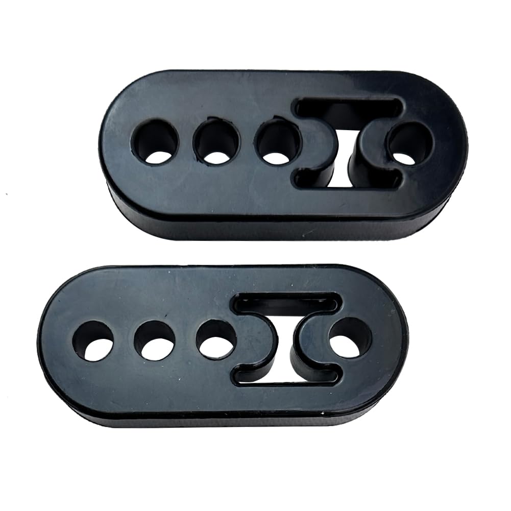 2 STK Universeller Auspuff Gummihalter hochfester Auspuff-Gummiaufhänger Adjustable Mount Holder Auspuff Gummiau Fhänger (Hanager 2PCS) von RCCT