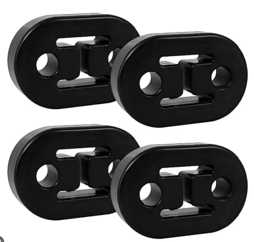 4 STK. Universeller Auspuff Gummihalter hochfester Auspuff-Gummiaufhänger Adjustable Mount Holder Auspuff Gummiau Fhänger(Hanager 4PCS) von RCCT