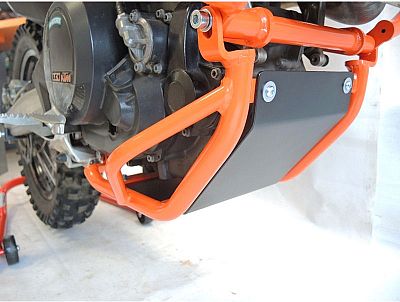 RD Moto KTM 690 Enduro R, Sturzbügel unten - Orange von RD Moto